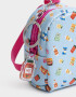 Llavero PU Llavero & Charm Mochila Korean Food - Azul Celeste