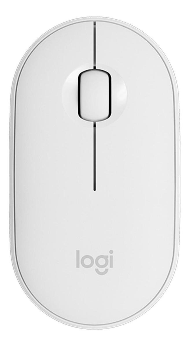 Mouse Inalámbrico Logitech Pebble M350 Blanco Crudo - 3082 