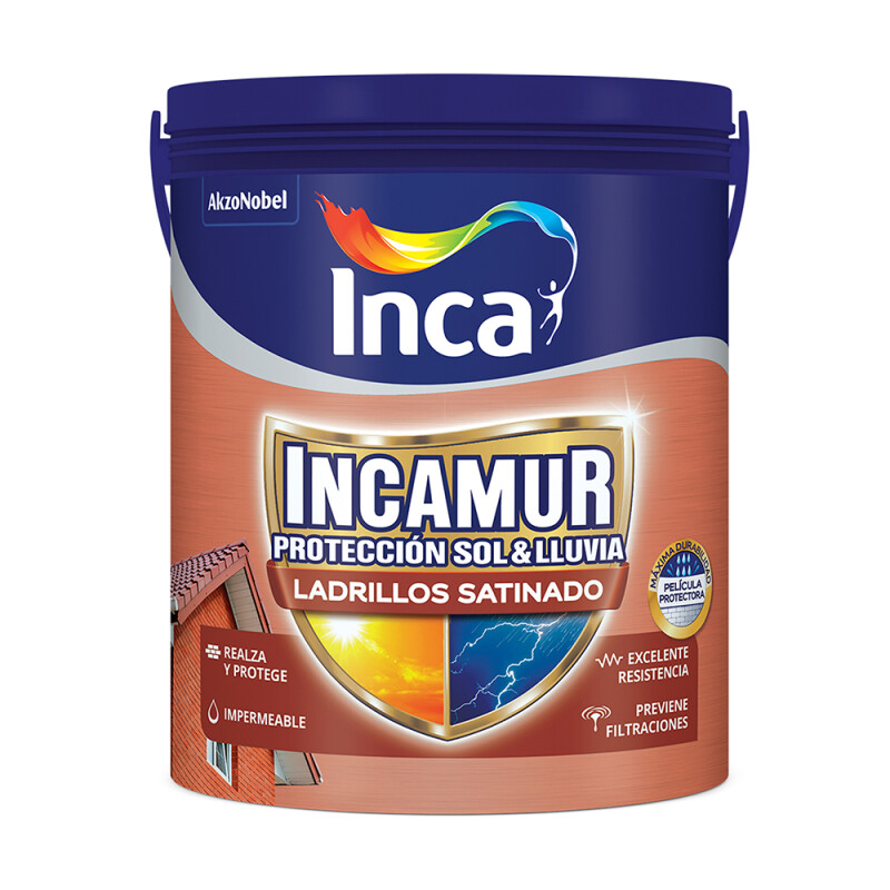 INCAMUR LADRILLO SATINADO - 20 LT. INCAMUR LADRILLO SATINADO - 20 LT.