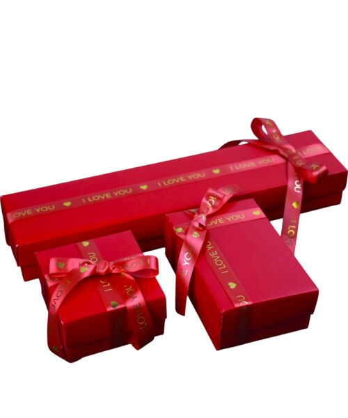 Cinta 2 cm. x 10 mts - I love you ROJO