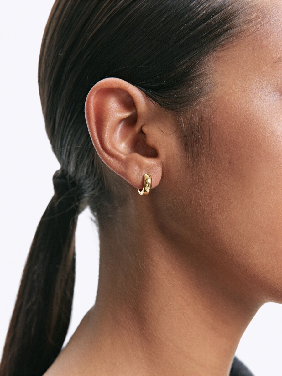 Pendientes De Aro De Plata 925 dorado