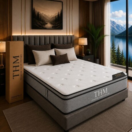 Sommier 2 Plazas Box HAMPTONS Ruthenium Lcm Sommier 2 Plazas Box HAMPTONS Ruthenium Lcm