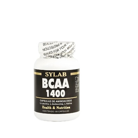 BCAA 1400 SYLAB 60 Caps Aminoácidos BCAA 1400 SYLAB 60 Caps Aminoácidos
