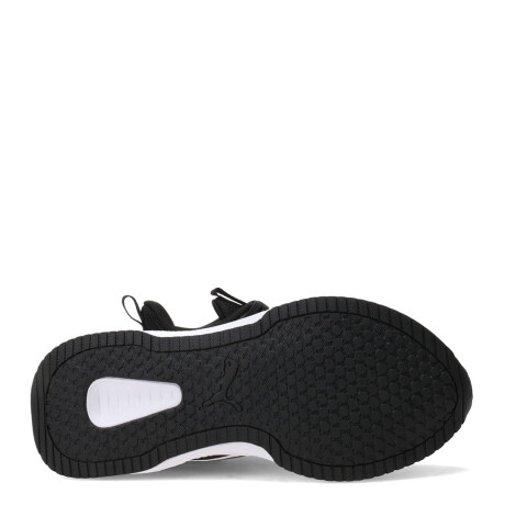 Championes de Niños Puma Flyer Lite 4 Junior Negro - Blanco