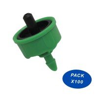 Gotero 4 lts/h Pack x100 autocompensado y antidrenante Gotero 4 lts/h Pack x100 autocompensado y antidrenante