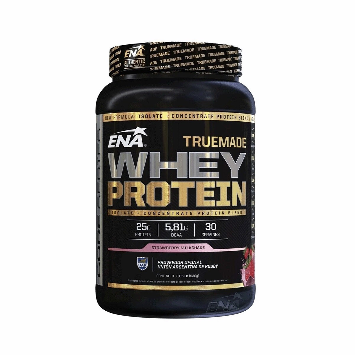 ENA Whey Protein True Made 2lb - Frutilla 