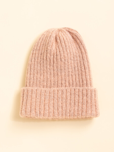 Gorro tejido Rosa