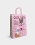 Accesorios Regalos Bolsa De Regalo Grande Estampada - Rosa Claro