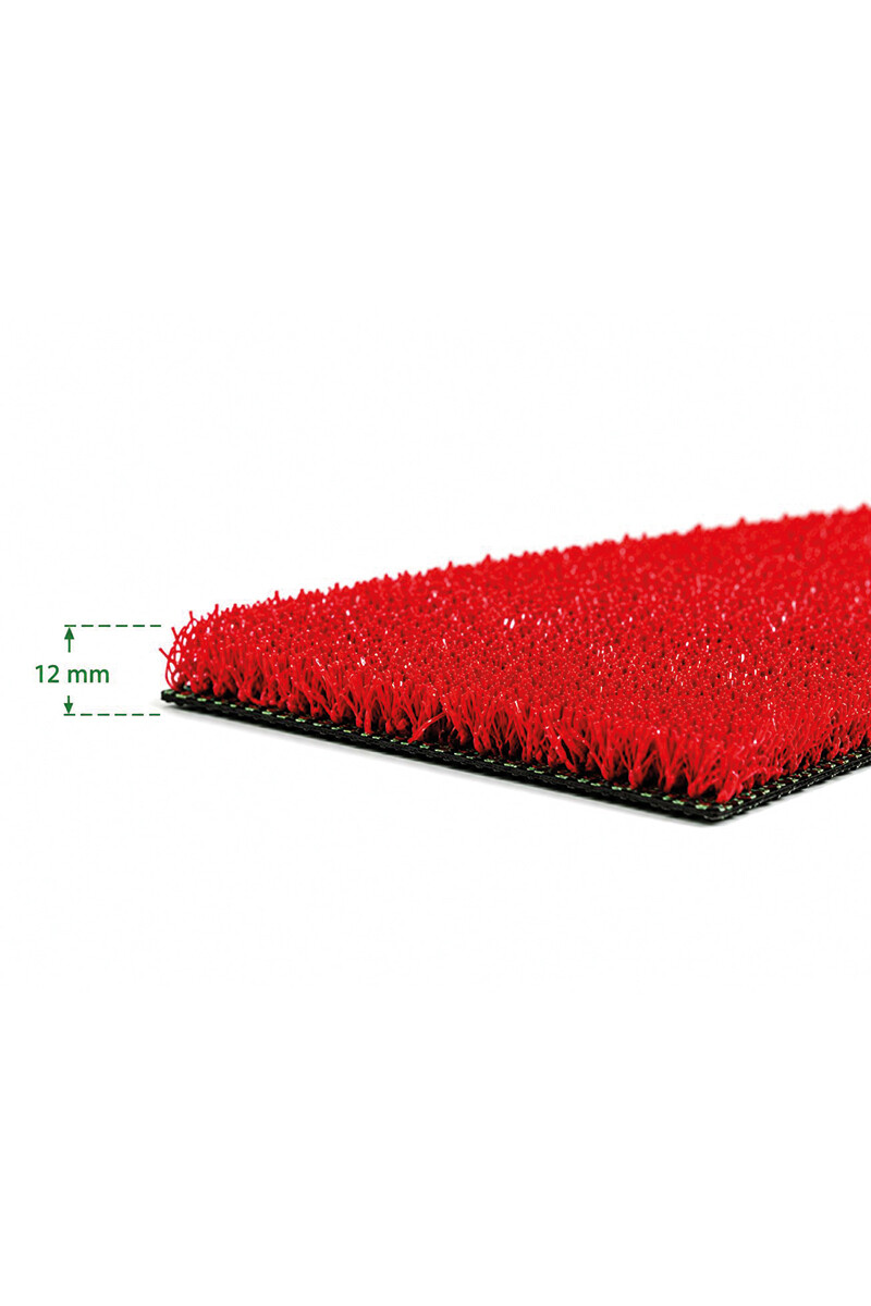 FIT GRASS 12MM CESPED SINTETICO FIT GRASS ROJO 12MM ANCHO 2M