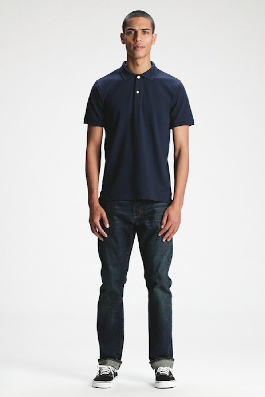 Remera Tipo Polo Hombre Tapestry Navy