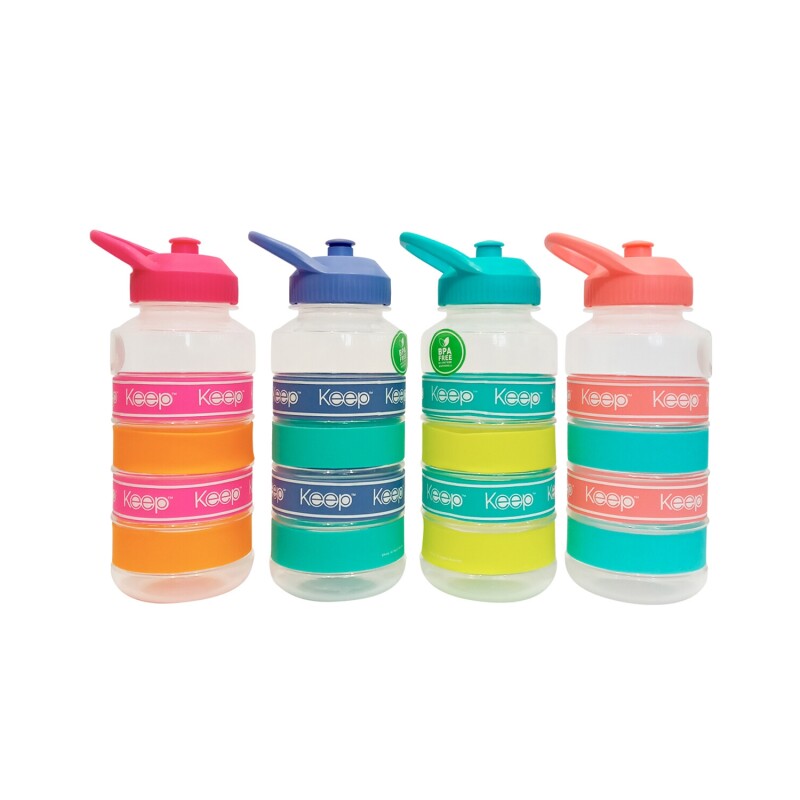 Botella Keep Big Bands 1 litro colores surtidos Botella Keep Big Bands 1 litro colores surtidos