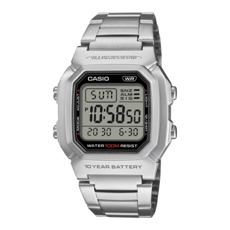 Reloj CASIO W800HD-1AVDF Acero Plateado Esfera 36mm 0