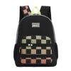 Mochila Escolar Trendy Game Con Porta Botella Para Jardín Y Uso Infantil Diario Negro