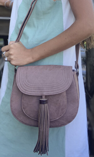 BANDOLERA FORTALEZA ALMENDRA CON CAFÉ