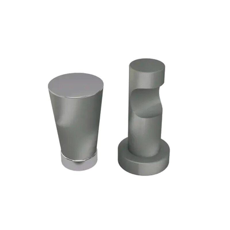 Barrote cortina de metal 2,5 m + 3 Soportes GRIS OSCURO