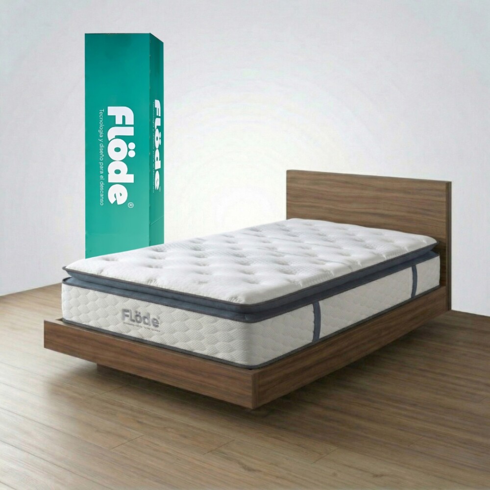 Colchón de resortes 1 Plaza - Flöde Grafeno Colchón de resortes 1 Plaza - Flöde Grafeno