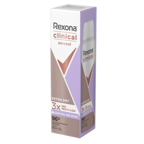 REXONA DESODORANTE AEROSOL CLINICAL EXTRA DRY 150ml REXONA DESODORANTE AEROSOL CLINICAL EXTRA DRY 150ml