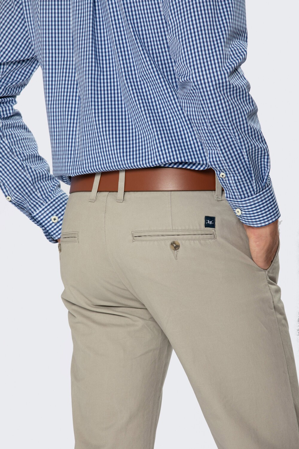 PANTALÓN CLÁSICO GABARDINA Khaki