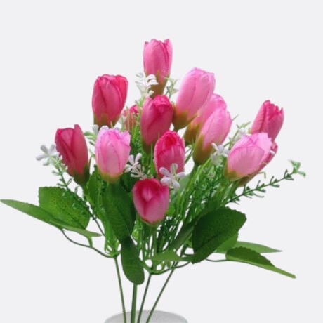 Ramo De Tulipanes x15 Rosa