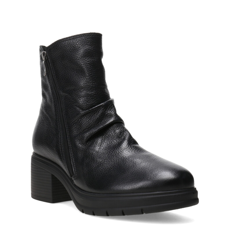 Botas de Mujer Bottero Caña Baja Con Cierre Negro