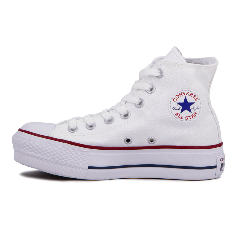 Converse Ch.tay.all Star Platform Hi Whit Blanco