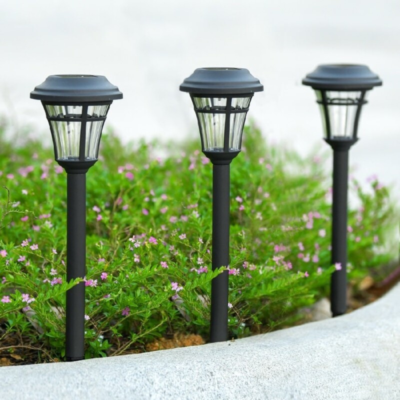 Farol estaca para jardín con energía solar Farol estaca para jardín con energía solar