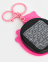 Llavero Lúdico Llavero Y Charm Pop It Gatito - Fucsia Claro