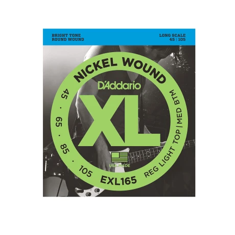 Encordado Bajo Daddario Exl165 Nickel Wound 045 Encordado Bajo Daddario Exl165 Nickel Wound 045