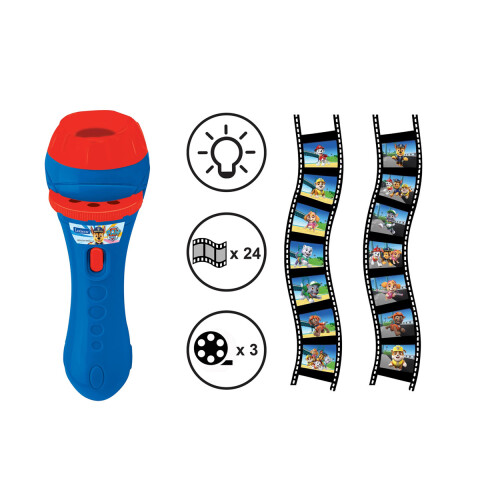 Linterna Proyector con 3 Discos Lexibook Paw Patrol