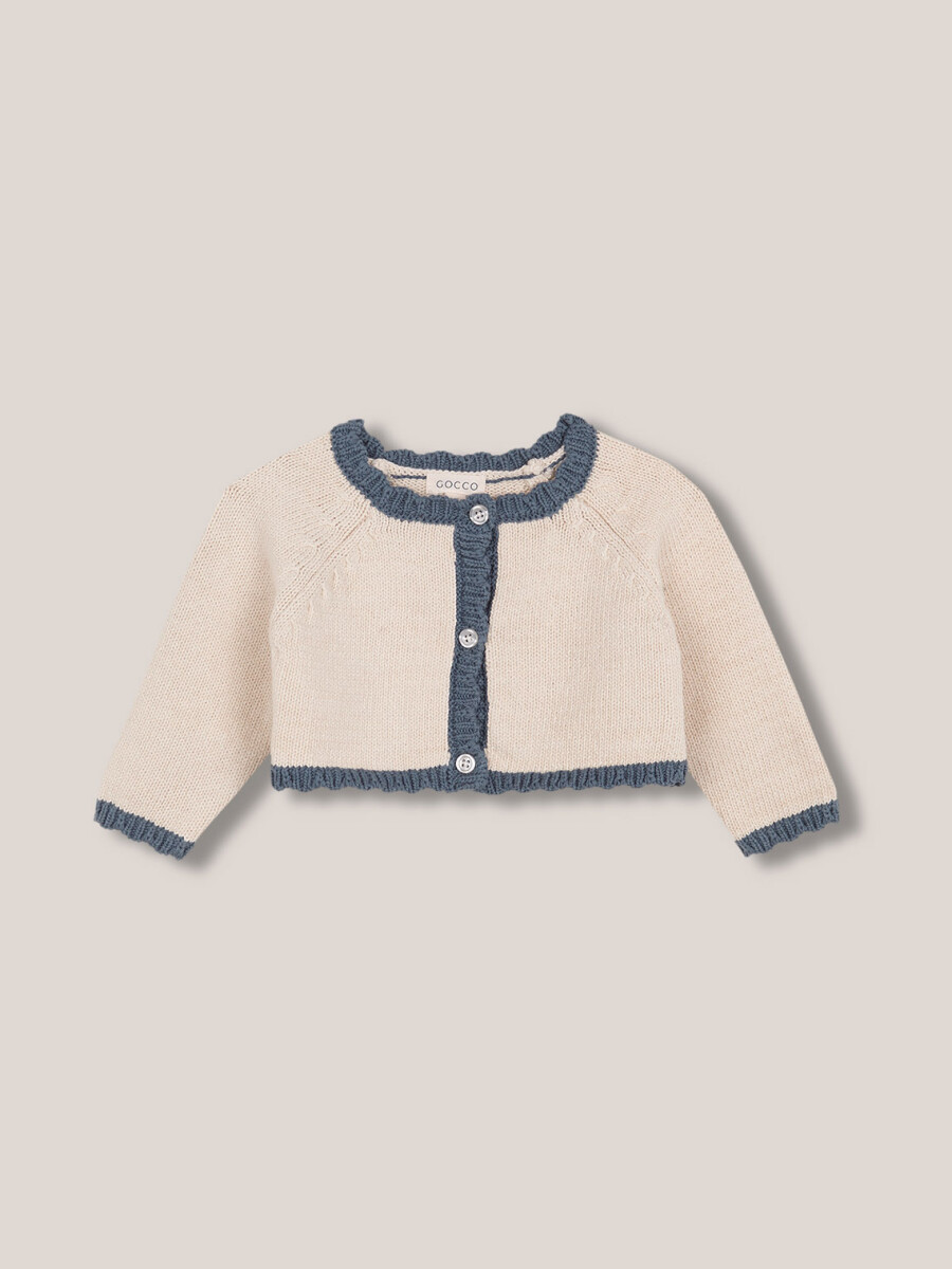 Chaqueta De Punto Piedra