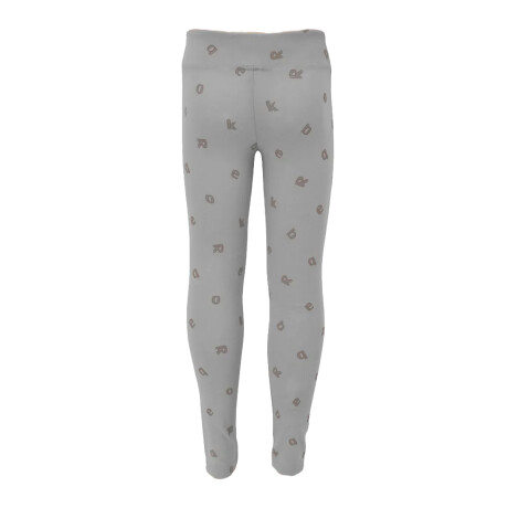 Calza Larga Reebok G Es Aop Leggin p/ Niñas Deportiva Casual Gris
