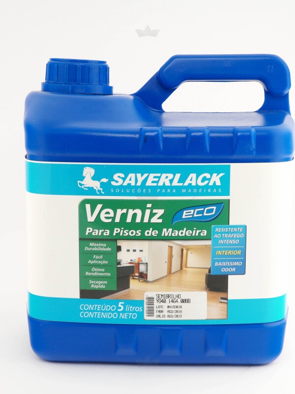 SAYERLACK PLASTIFICANTE PREMIUM P/PISOS SEMI.AL AGUA- 5 LTS. N/A