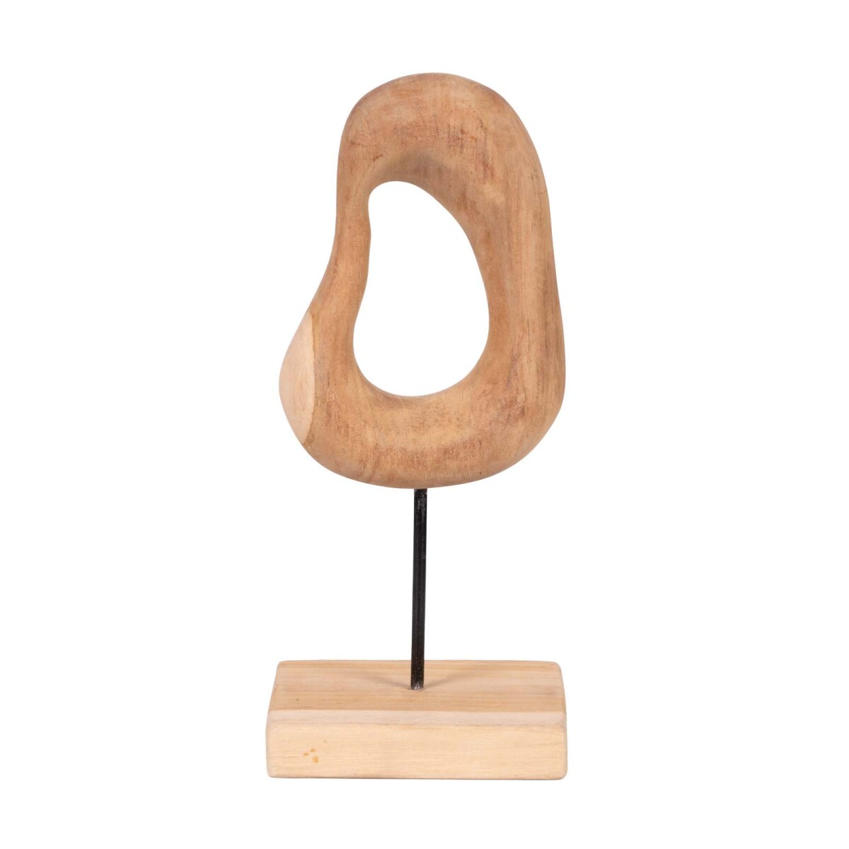 ADORNO DECORATIVO - MADERA NATURAL-BEIGE 