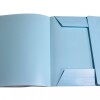 CARPETA OMEGA TAMAÑO A4 DE PLASTICO CON ELASTICO COLOR CELESTE PASTEL CARPETA OMEGA TAMAÑO A4 DE PLASTICO CON ELASTICO COLOR CELESTE PASTEL
