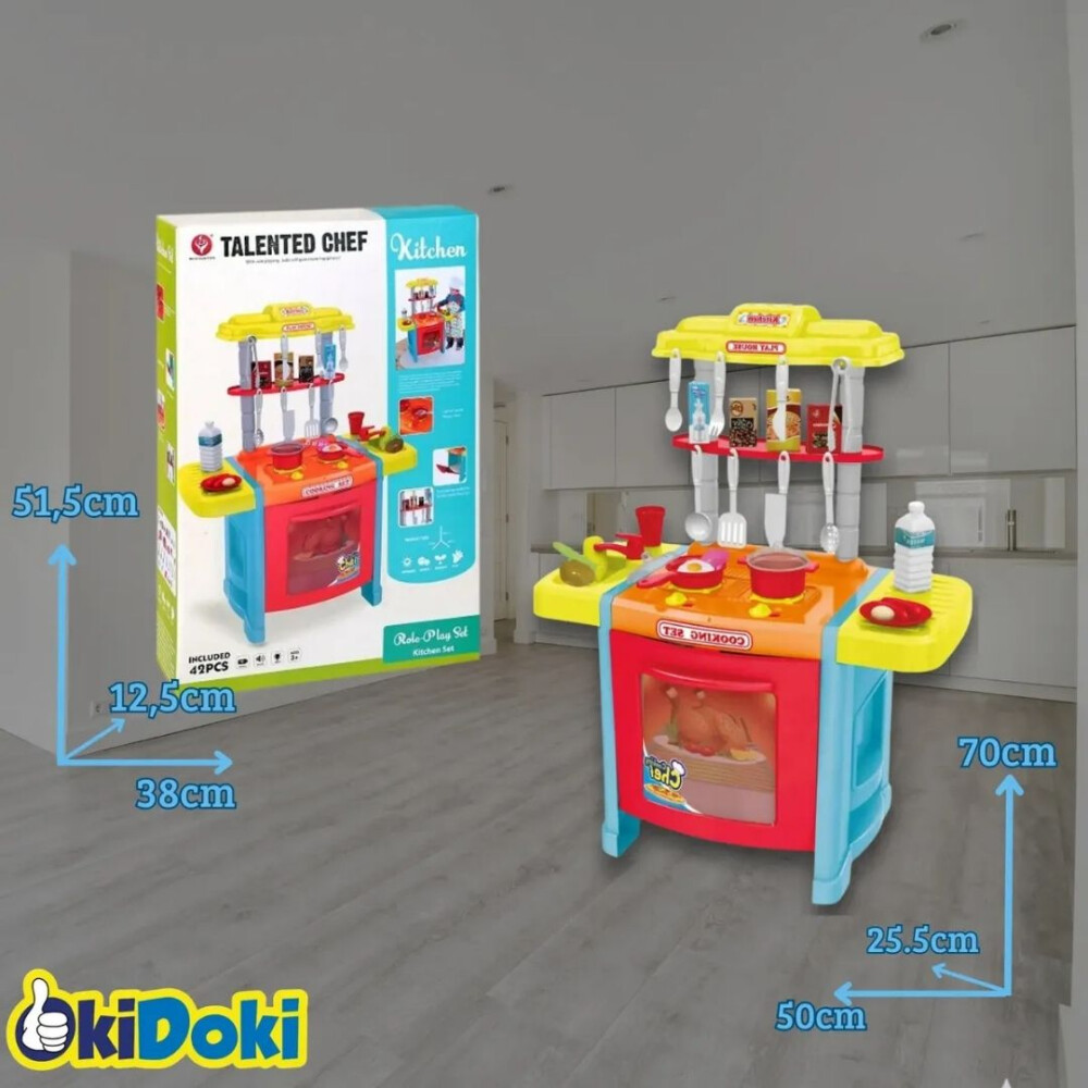 Cocina Infantil Con Accesorios, Luz Y Sonido Cocina Infantil Con Accesorios, Luz Y Sonido