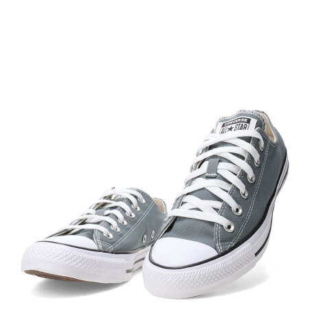 Championes Unisex Converse Ctas Ox Chuck Taylor All Star Gris - Blanco