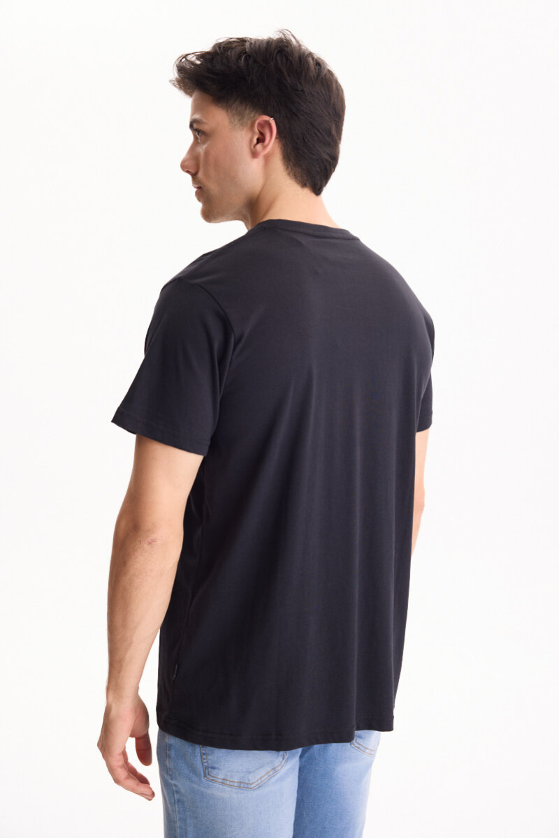 Remera Palm Negro