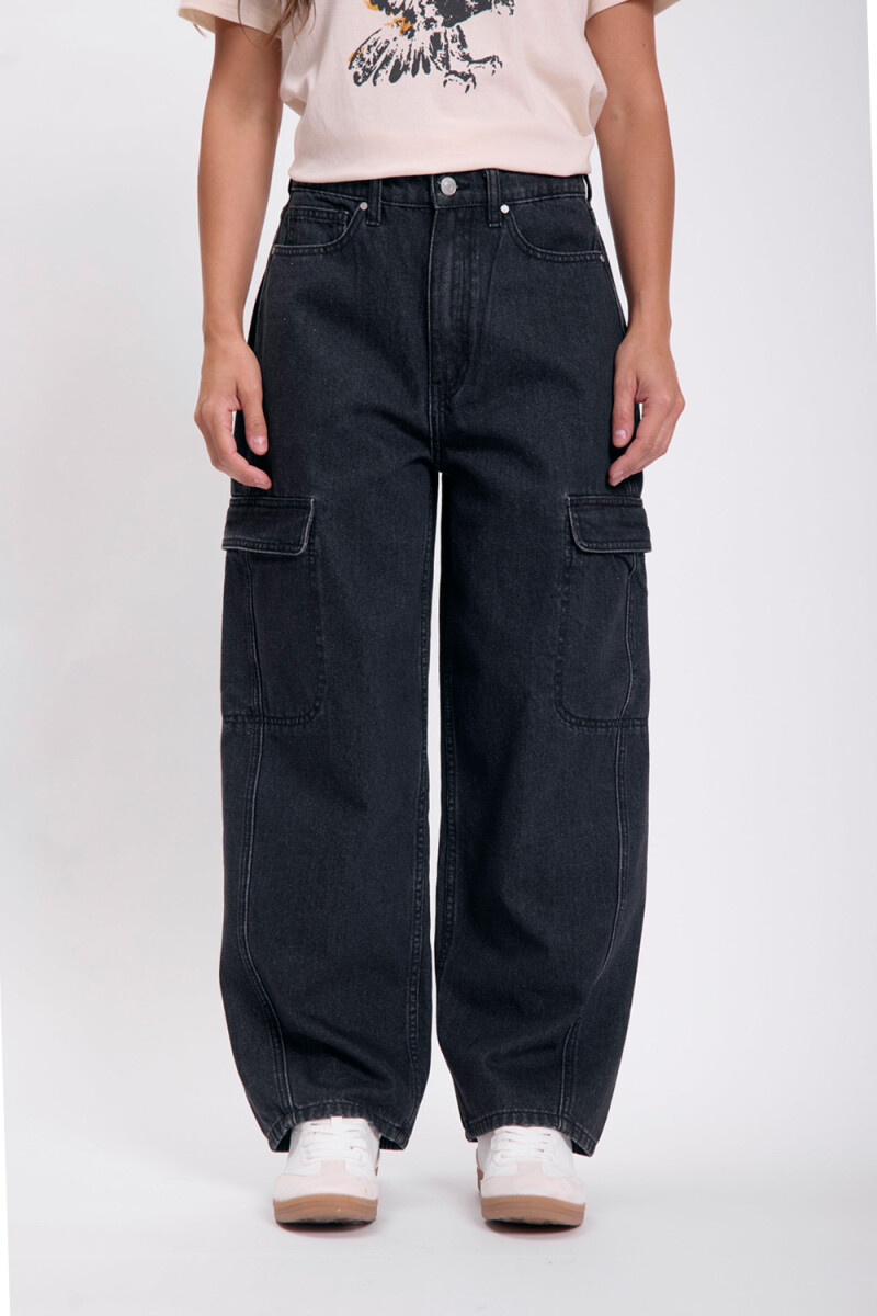 Pantalón cargo Negro