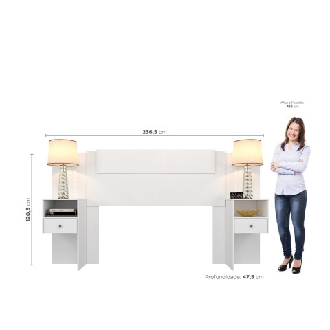 Juego de Dormitorio Ropero Antares 2 Puertas Corredizas Comoda Vega 4 Cajones y Respaldo Oslo - Blanco Juego de Dormitorio Ropero Antares 2 Puertas Corredizas Comoda Vega 4 Cajones y Respaldo Oslo - Blanco