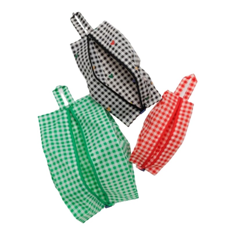 Neceser Set X3 Gingham