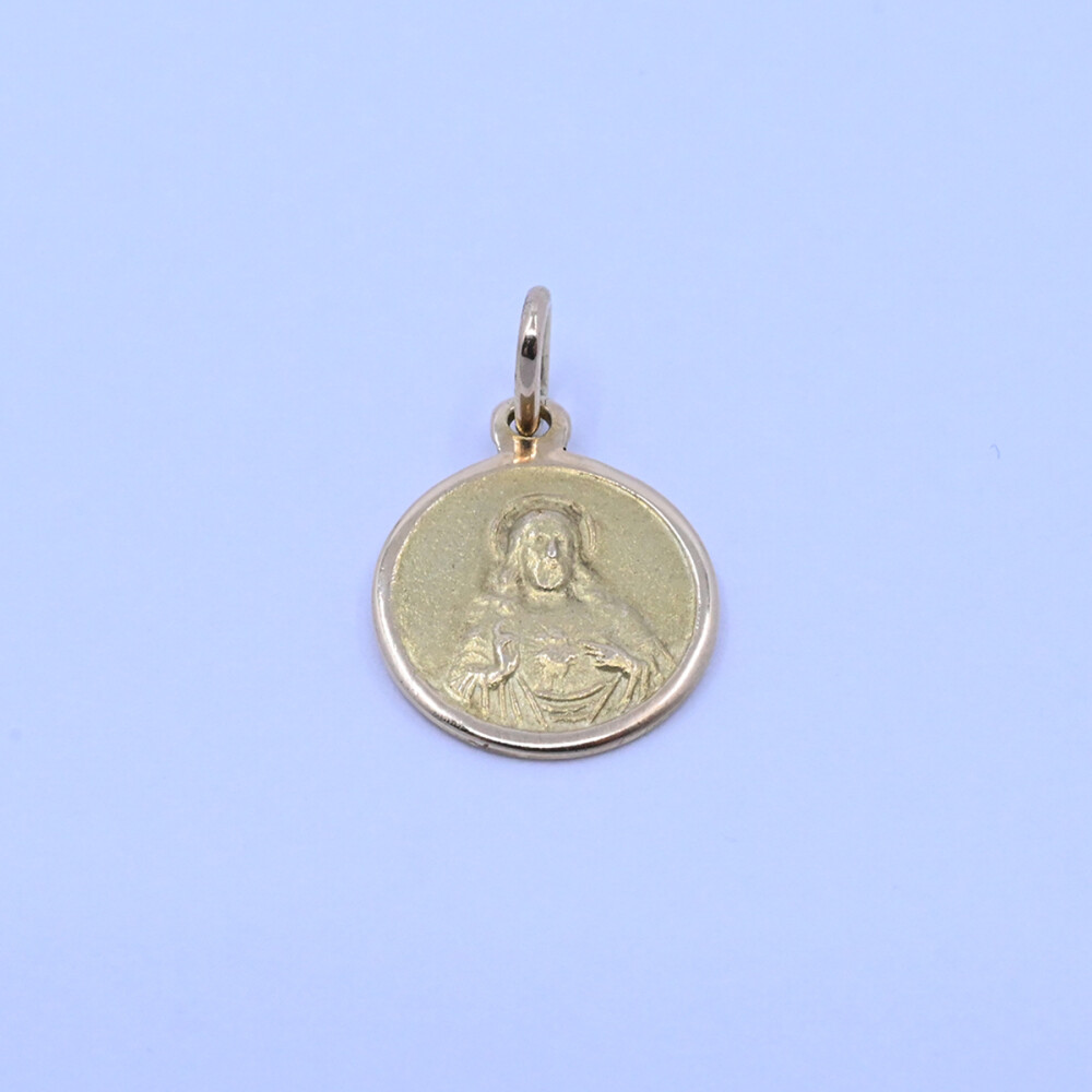 Medalla oro 18k escapulario. Medalla oro 18k escapulario.