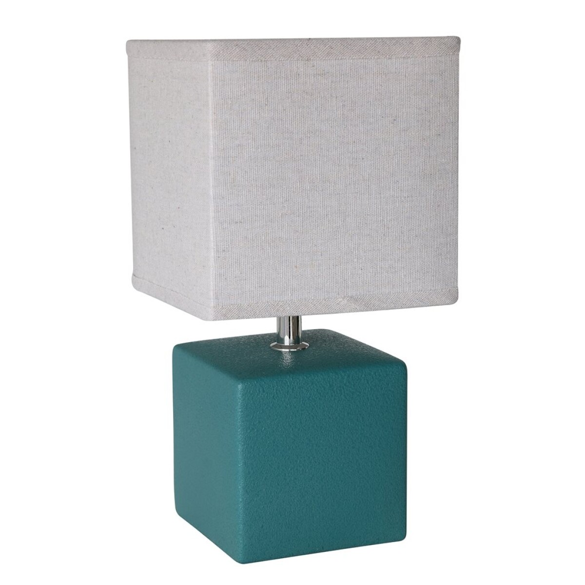 LAMPARA DE MESA CERAMICA D15x30CM VERDE PETROLEO 