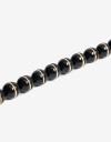 Collares Cortos Color Collar Corto Bolones - Negro