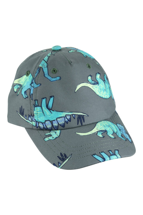 Gorro con visera y protección UPF 50+, diseño dinos Sin color