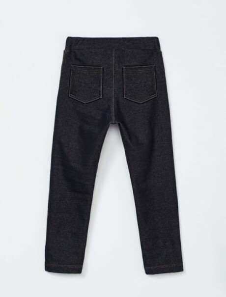 CALZA INFANTIL SIMIL JEAN NEGRO