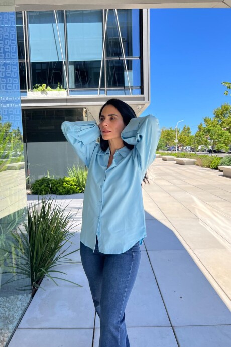 Camisa Tadea Celeste