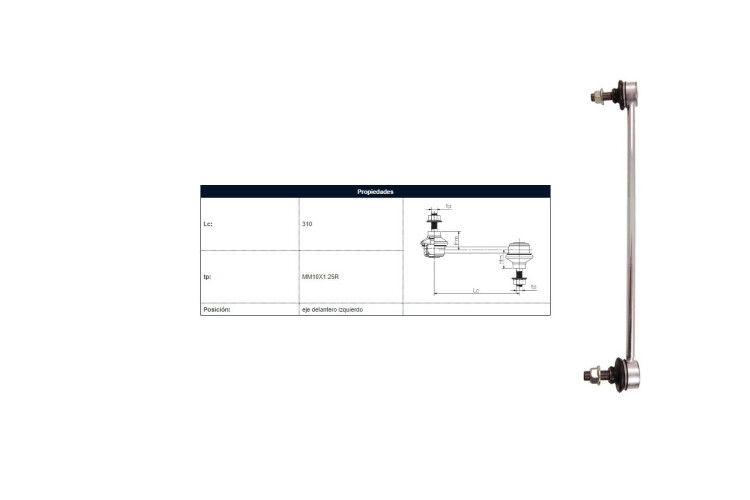 Bieleta Honda Fit 14-25 Izq Bieleta Honda Fit 14-25 Izq