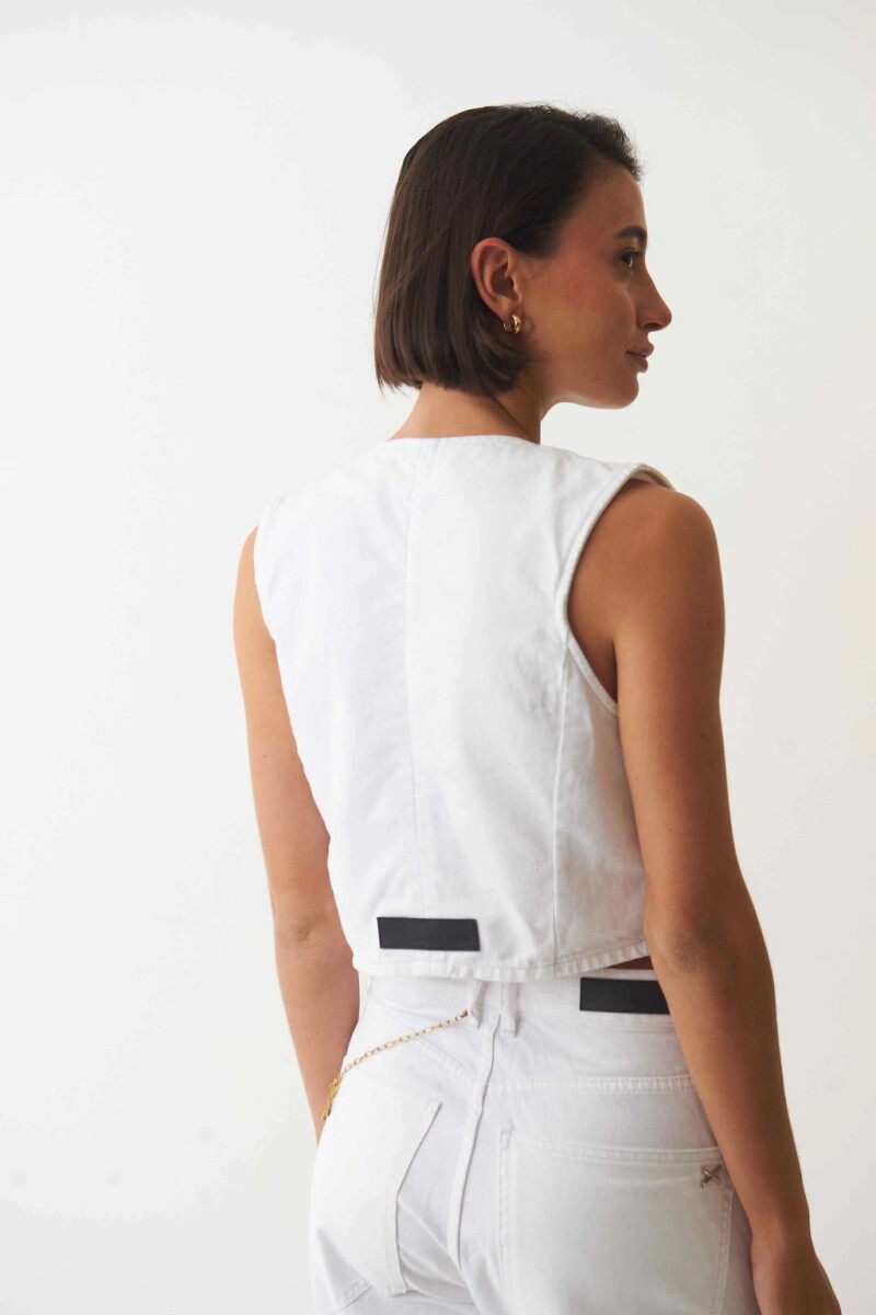 CHALECO AURA Blanco