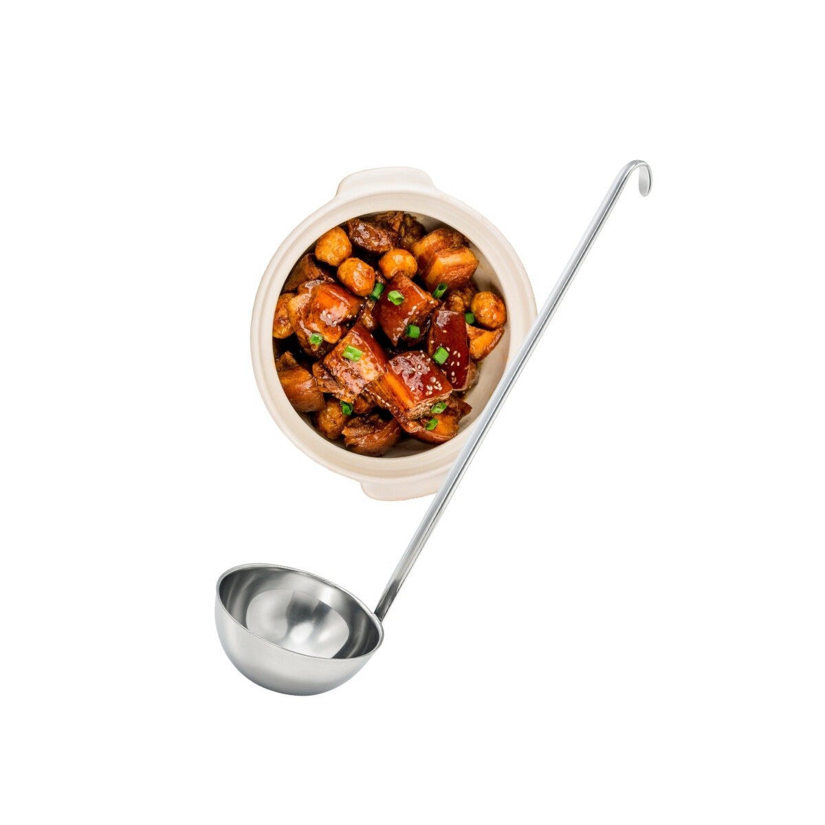 Cucharón Monoblock de Acero Inoxidable 474 ml 