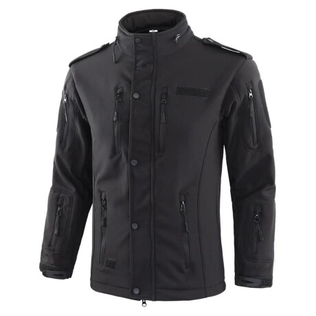 Campera táctica de neopreno grueso Negro